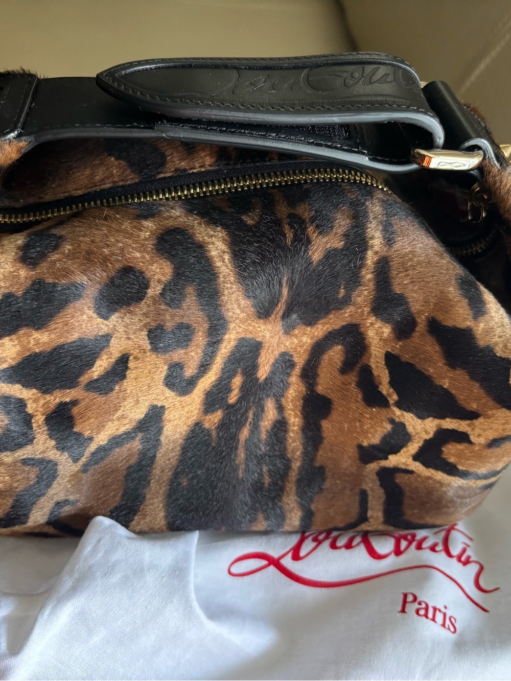 Christian Louboutin Funky Dopp
Bengali Print Genuine Calf Hair Top Handle - Picture 8 of 12